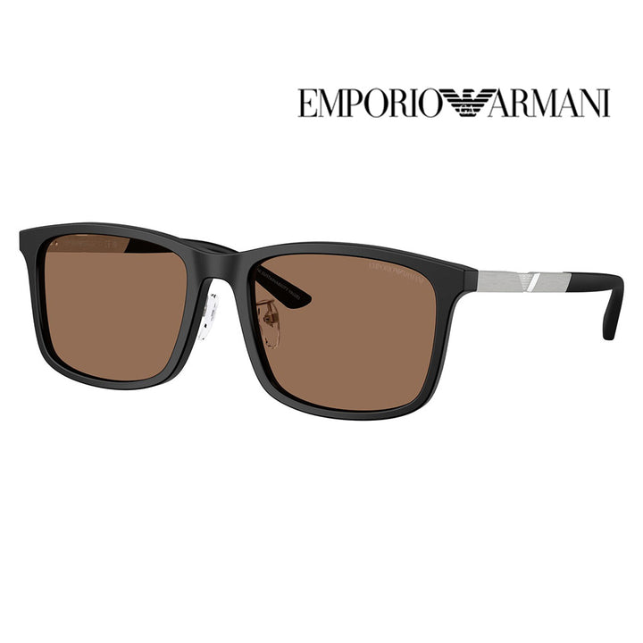 【正規品販売店】エンポリオアルマーニ サングラス 伊達 メガネ 眼鏡 EA4241D 500173 57 EMPORIO ARMANI アジアンデザインモデル  スクエア セル メンズ
