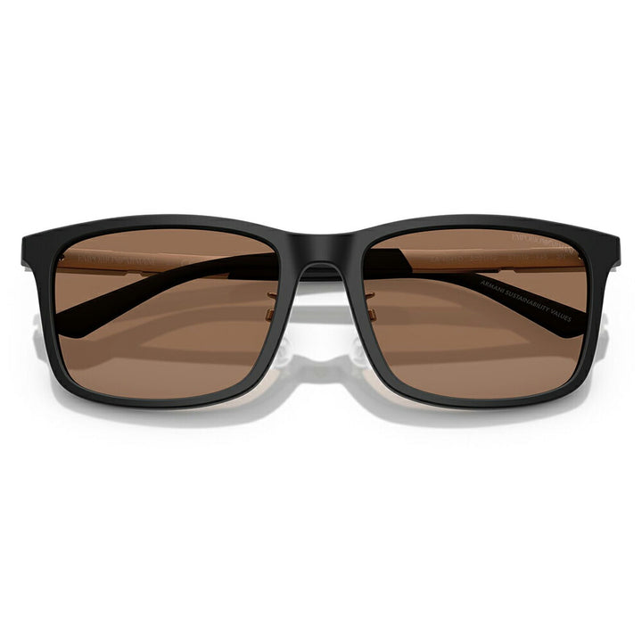 【正規品販売店】エンポリオアルマーニ サングラス 伊達 メガネ 眼鏡 EA4241D 500173 57 EMPORIO ARMANI アジアンデザインモデル  スクエア セル メンズ