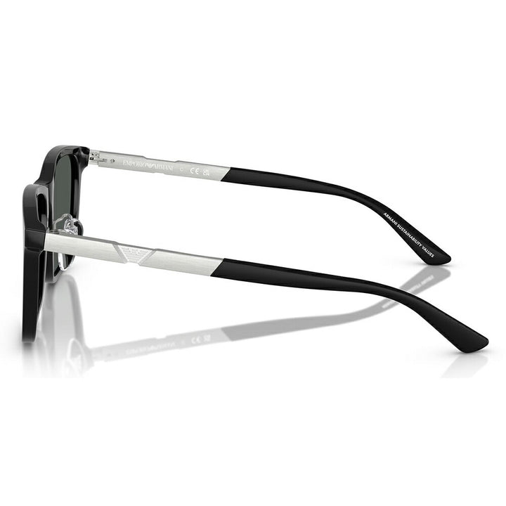 【正規品販売店】エンポリオアルマーニ サングラス 伊達 メガネ 眼鏡 EA4241D 501787 57 EMPORIO ARMANI アジアンデザインモデル  スクエア セル メンズ