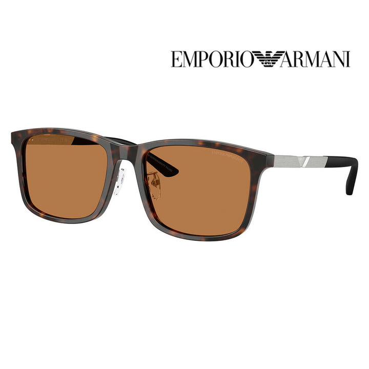 【正規品販売店】エンポリオアルマーニ サングラス 伊達 メガネ 眼鏡 EA4241D 502673 57 EMPORIO ARMANI アジアンデザインモデル  スクエア セル メンズ