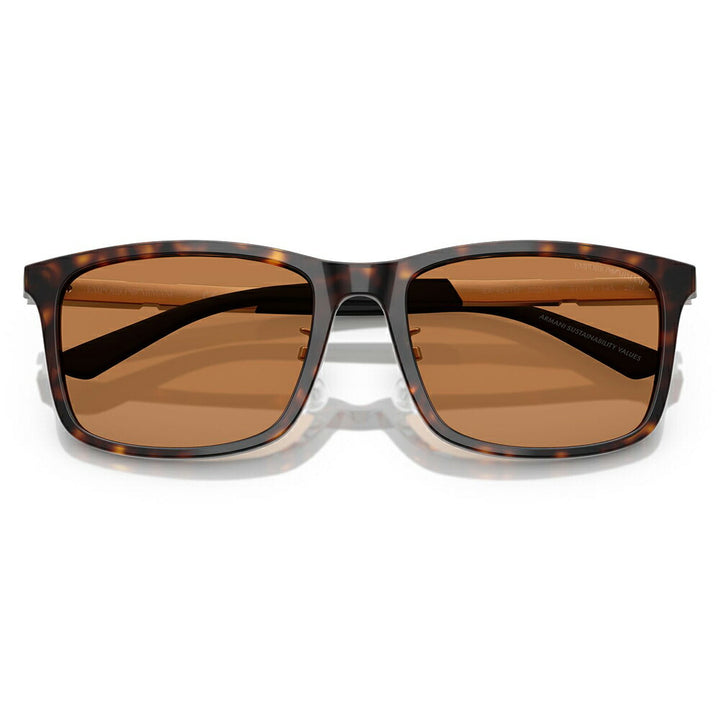 【正規品販売店】エンポリオアルマーニ サングラス 伊達 メガネ 眼鏡 EA4241D 502673 57 EMPORIO ARMANI アジアンデザインモデル  スクエア セル メンズ