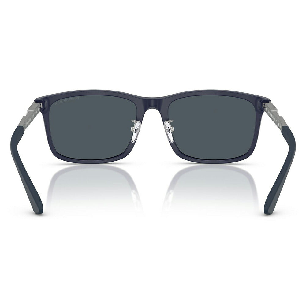 【正規品販売店】エンポリオアルマーニ サングラス 伊達 メガネ 眼鏡 EA4241D 618987 57 EMPORIO ARMANI  アジアンデザインモデル  スクエア セル メンズ