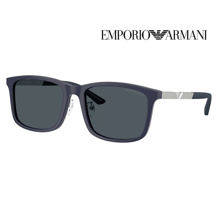 【正規品販売店】エンポリオアルマーニ サングラス 伊達 メガネ 眼鏡 EA4241D 618987 57 EMPORIO ARMANI  アジアンデザインモデル  スクエア セル メンズ