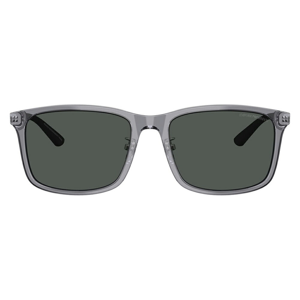 【正規品販売店】エンポリオアルマーニ サングラス 伊達 メガネ 眼鏡 EA4241D 620687 57 EMPORIO ARMANI アジアンデザインモデル  スクエア セル メンズ