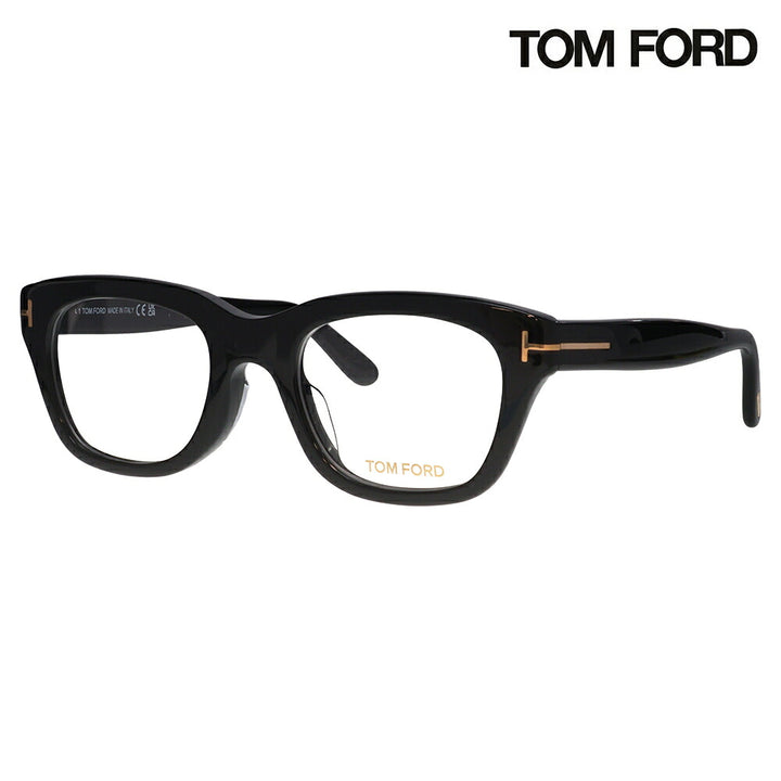 【正規品販売店】度なし1.55レンズ交換+0円 トムフォード メガネ フレーム FT5178-F 001 51 TOM FORD TOMFORD ウェリントン デモレンズ 伊達メガネ 眼鏡 Made In Italy