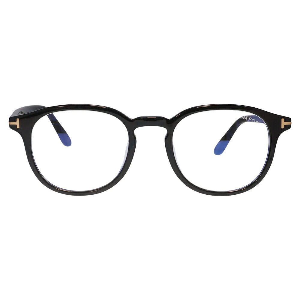 【正規品販売店】トムフォード メガネ フレーム FT5795KB 001 51 TOM FORD TOMFORD ウェリントン ブルーライトカット 伊達メガネ 眼鏡 Made In Italy