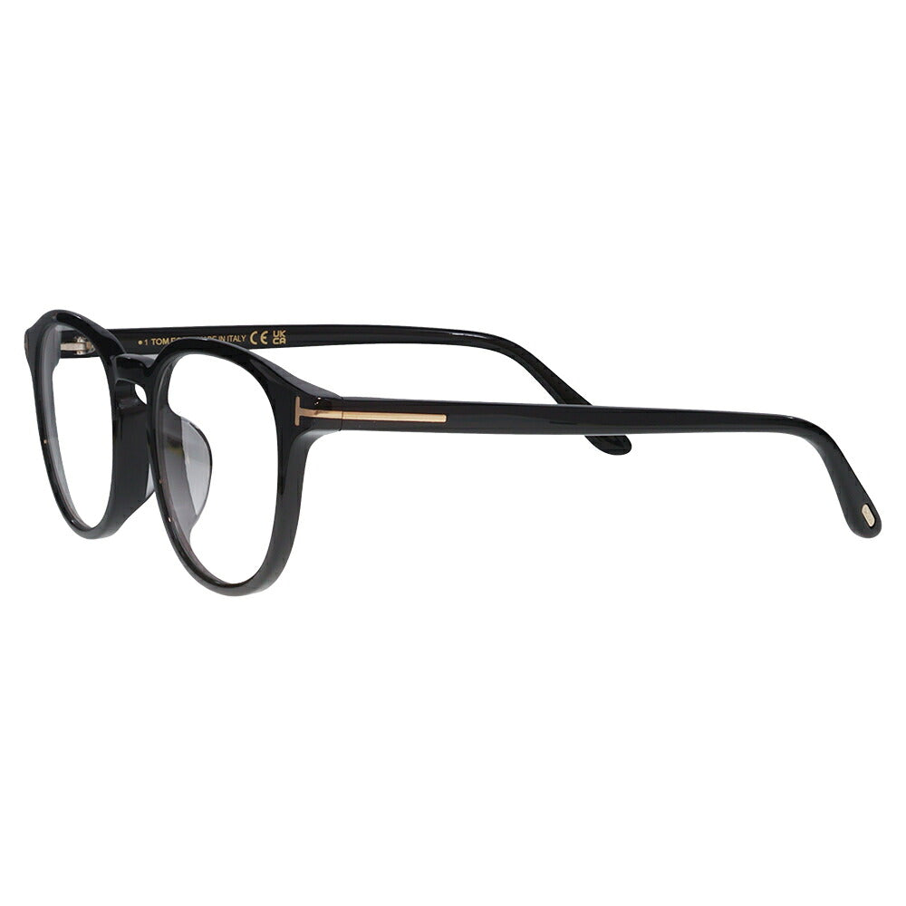 【正規品販売店】トムフォード メガネ フレーム FT5795KB 001 51 TOM FORD TOMFORD ウェリントン ブルーライトカット 伊達メガネ 眼鏡 Made In Italy