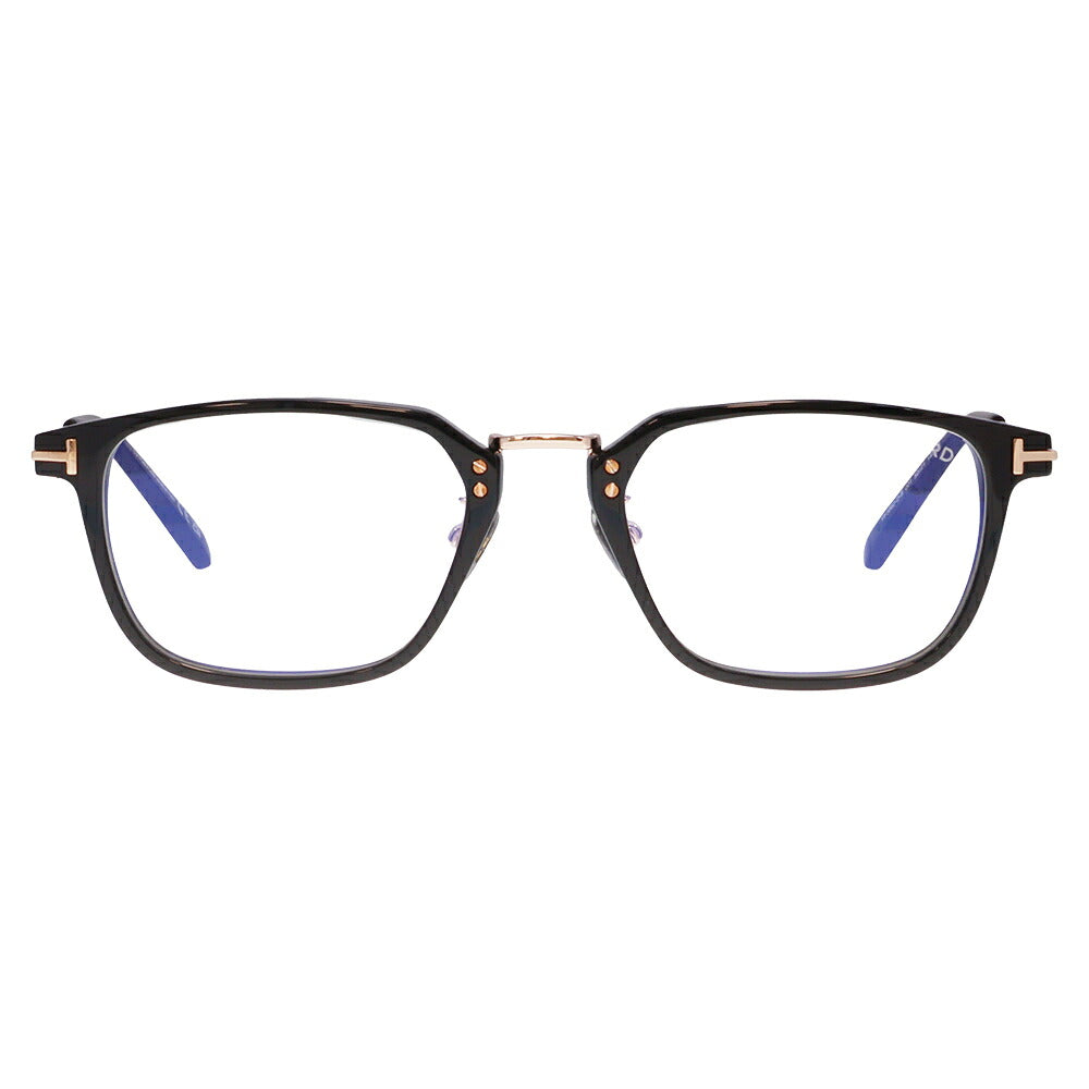 【正規品販売店】トムフォード メガネ フレーム FT5862DB 001 52 TOM FORD TOMFORD スクエア ブルーライトカット伊達メガネ眼鏡 MadeInItaly