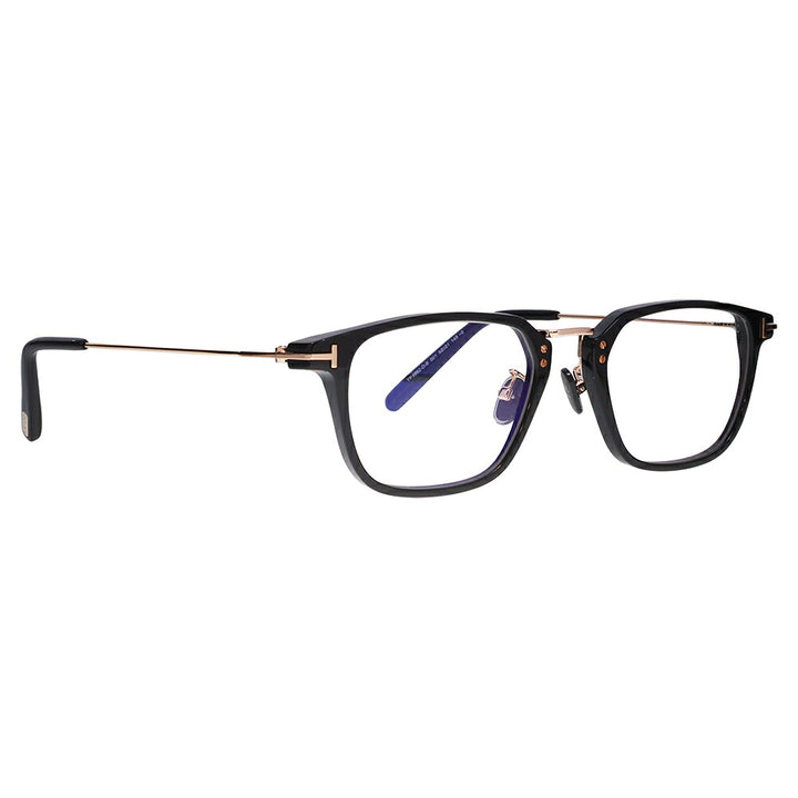 【正規品販売店】トムフォード メガネ フレーム FT5862DB 001 52 TOM FORD TOMFORD スクエア ブルーライトカット伊達メガネ眼鏡 MadeInItaly