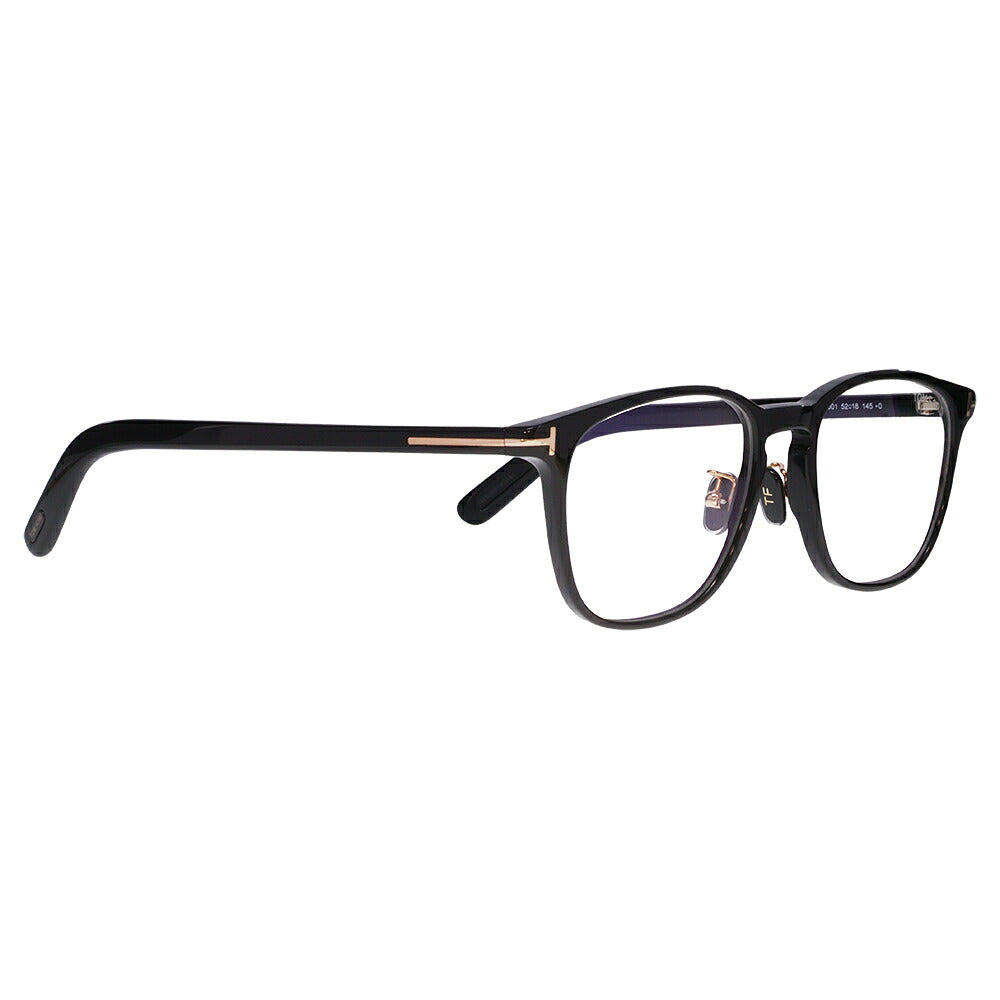 【正規品販売店】トムフォード メガネ フレーム FT5918DB 001 52 TOM FORD TOMFORD スクエア ブルーライトカット伊達メガネ眼鏡 MadeInItaly