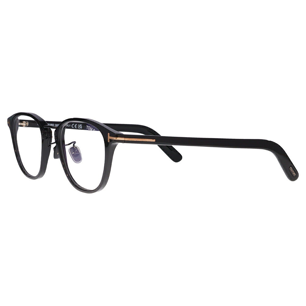 【正規品販売店】トムフォード メガネ フレーム FT5919DB 001 50 TOM FORD TOMFORD ウェリントン ブルーライトカット伊達メガネ眼鏡 MadeInItaly