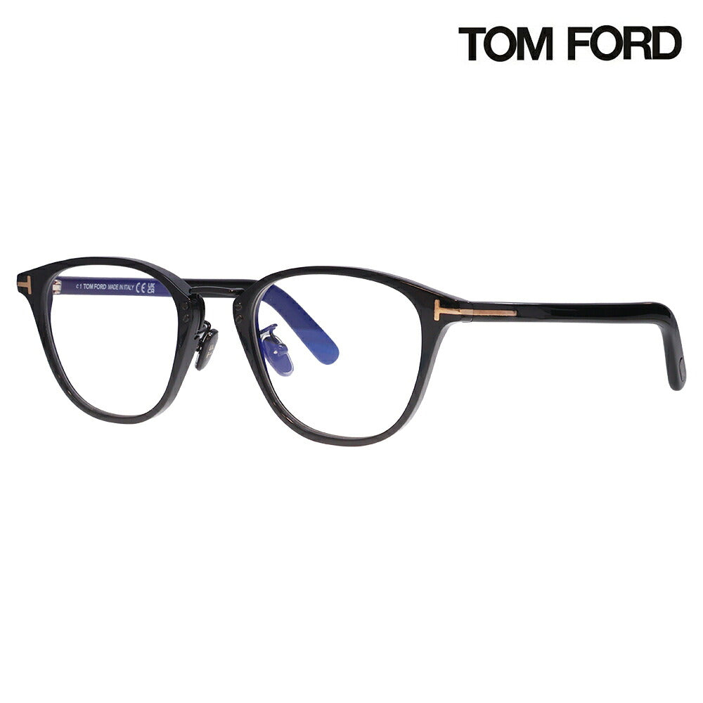 【正規品販売店】トムフォード メガネ フレーム FT5919DB 001 50 TOM FORD TOMFORD ウェリントン ブルーライトカット伊達メガネ眼鏡 MadeInItaly