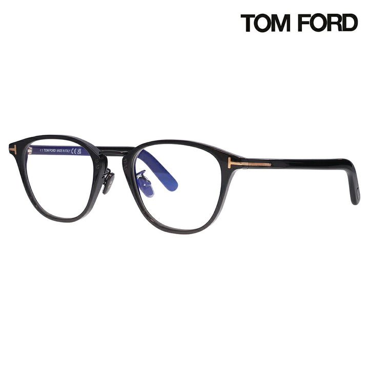 【正規品販売店】トムフォード メガネ フレーム FT5919DB 001 50 TOM FORD TOMFORD ウェリントン ブルーライトカット伊達メガネ眼鏡 MadeInItaly