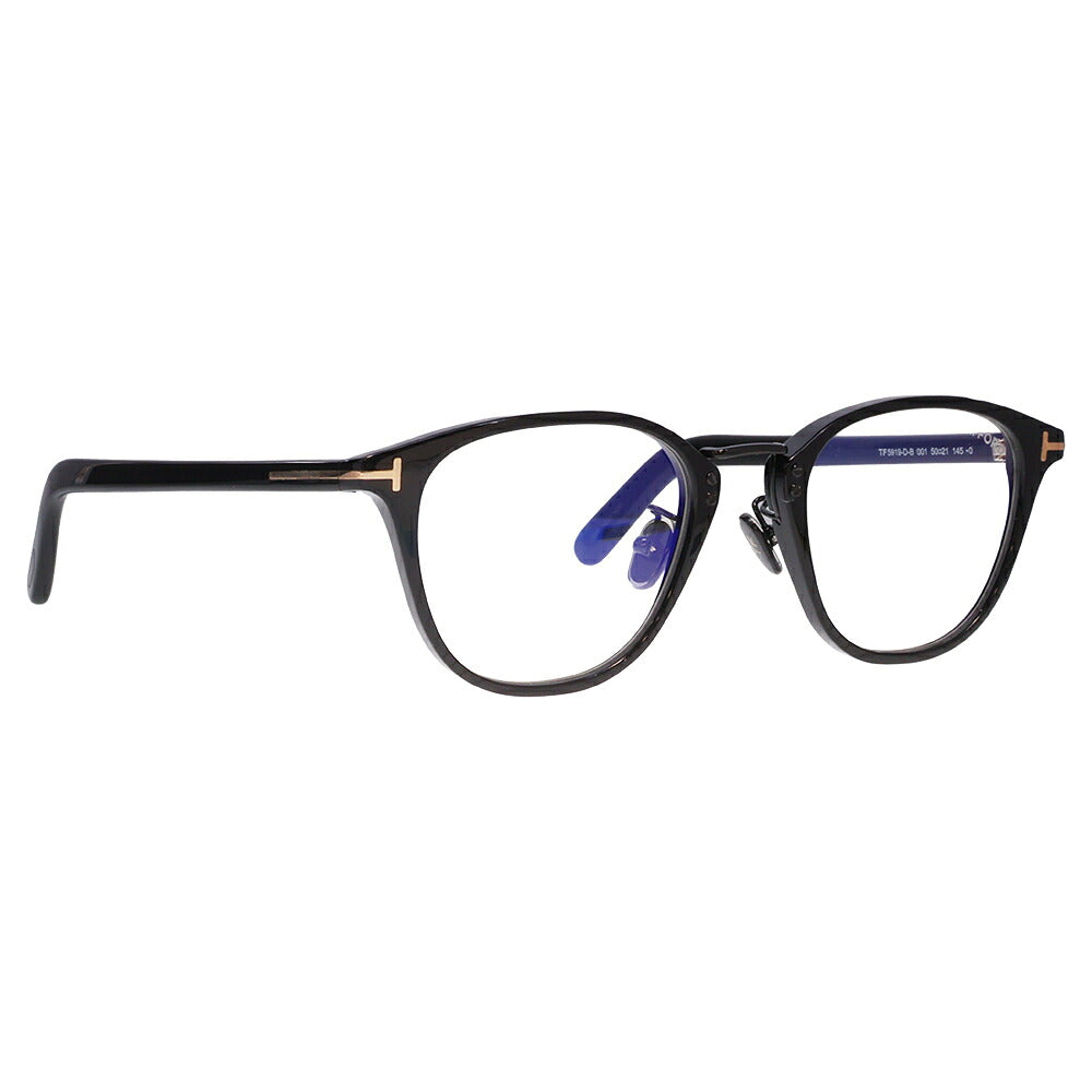 【正規品販売店】トムフォード メガネ フレーム FT5919DB 001 50 TOM FORD TOMFORD ウェリントン ブルーライトカット伊達メガネ眼鏡 MadeInItaly