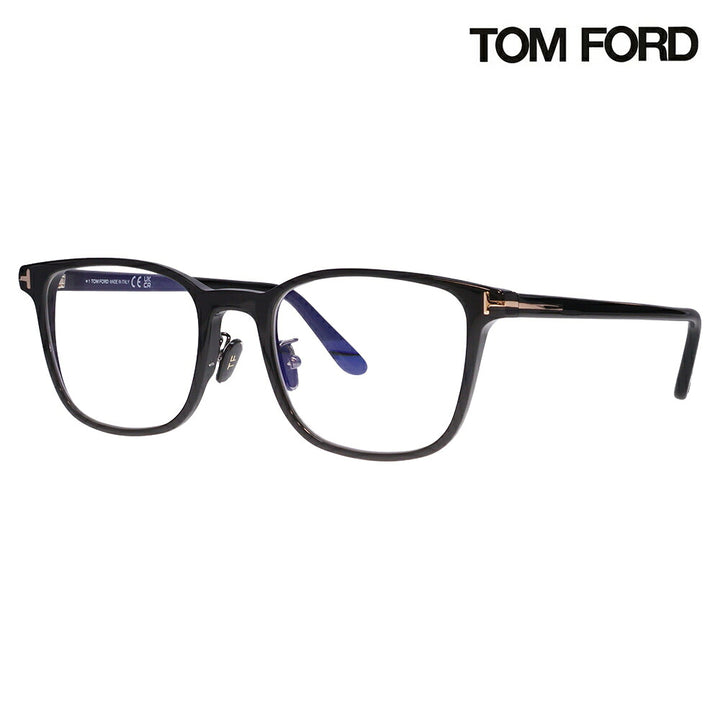 【正規品販売店】トムフォード メガネ フレーム FT5925DB 001 52 TOM FORD TOMFORD スクエア ブルーライトカット伊達メガネ眼鏡 MadeInItaly
