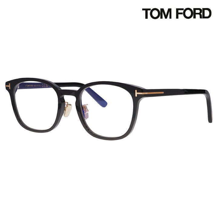 【正規品販売店】トムフォード メガネ フレーム FT5997KB 001 51 TOM FORD TOMFORD ウェリントン ブルーライトカット伊達メガネ眼鏡 MadeInItaly