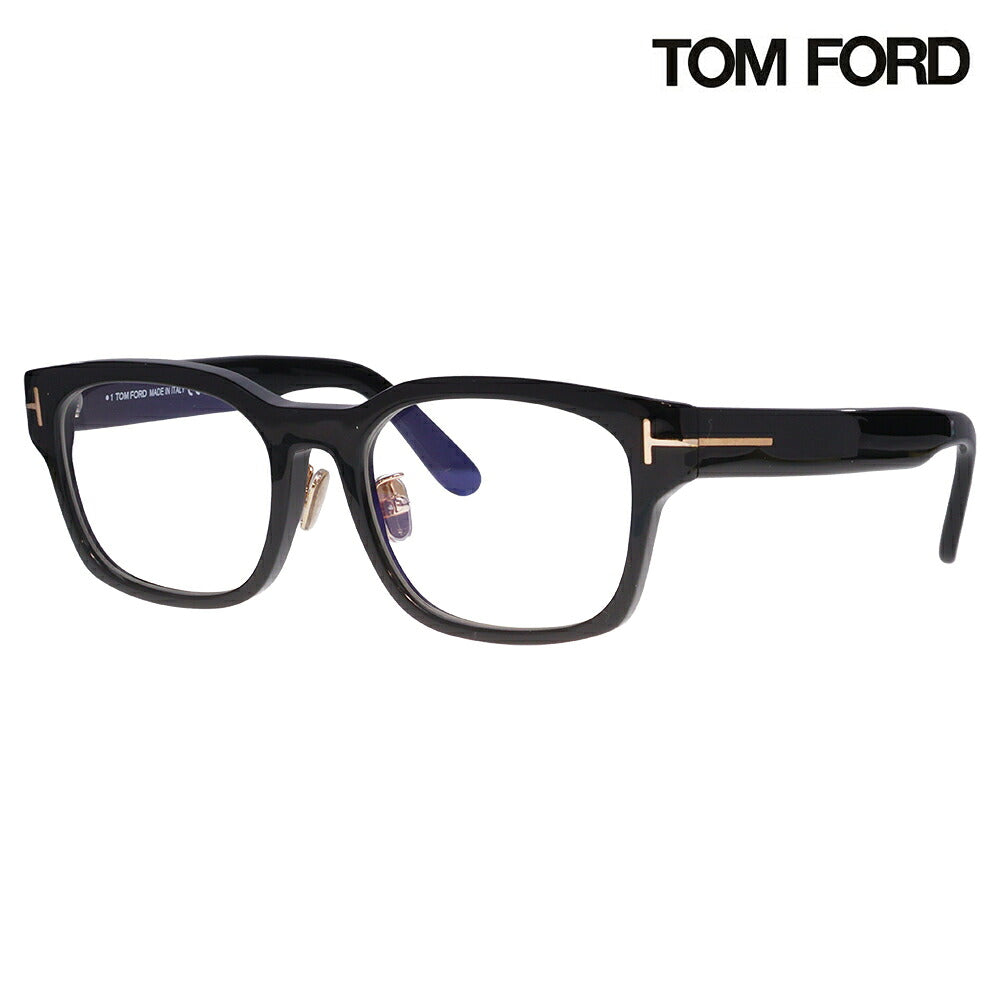 【正規品販売店】トムフォード メガネ フレーム FT6021DB 001 55 TOM FORD TOMFORD ウェリントン ブルーライトカット伊達メガネ眼鏡 MadeInItaly