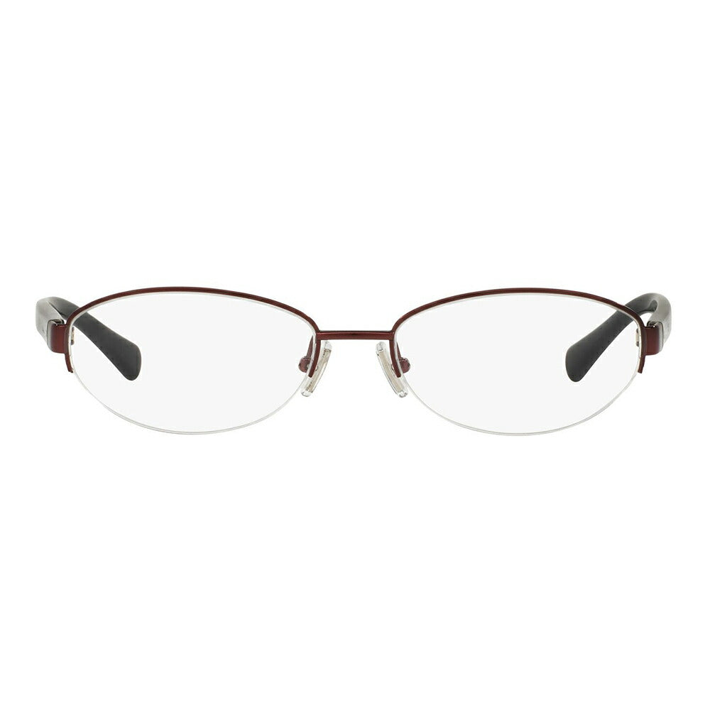 【アウトレット】度なし1.55レンズ交換+0円 コーチ メガネ フレーム HC5081TD 9073 54 COACH スクエア オーバル ハーフリム ナイロール メタル アジアンモデル 眼鏡 伊達メガネレディース