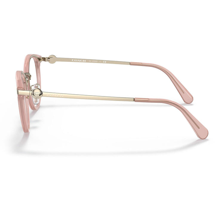 【正規品販売店】度なし1.55レンズ交換+0円 コーチ メガネ  HC5133D 5113 49 52 COACH ボストン ラウンド クラシック メタル コンビネーション アジアンモデル レディース