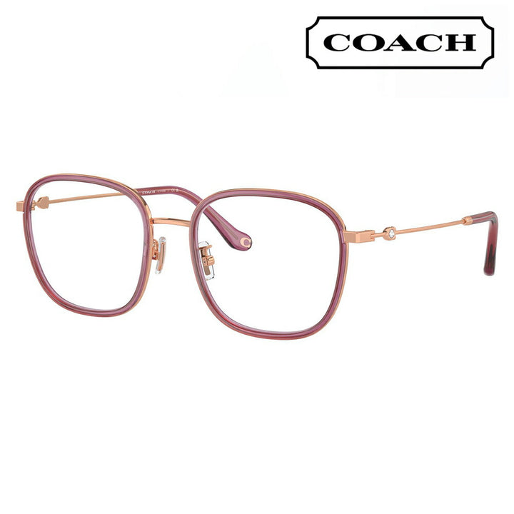 度なし1.55レンズ交換+0円 コーチ メガネ フレーム HC5142BD 5677 54 COACH スクエア アジアンモデル レディース おしゃれ