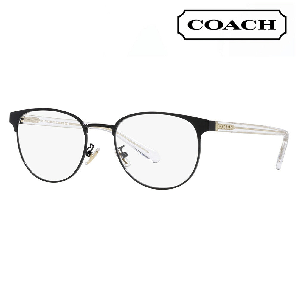 Non-prescription 1.55 lens replacement +0 yen Coach glasses frame HC5157 9438 52 COACH rectangle metal combination stylish 