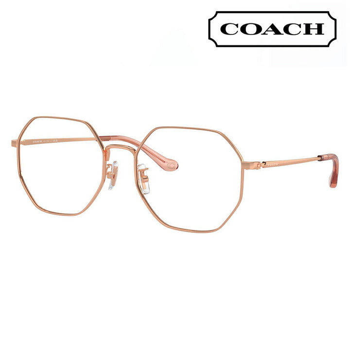 【正規品販売店】度なし1.55レンズ交換+0円 コーチ メガネ  HC5174D 9331 56 COACH イレギュラー メタル アジアンデザイン レディース 眼鏡 伊達メガネ