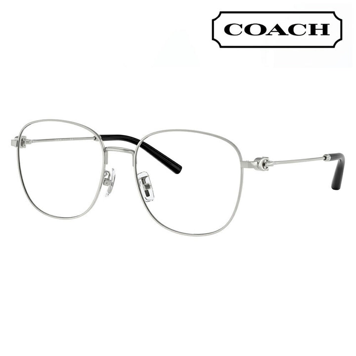 度なし1.55レンズ交換+0円 コーチ メガネ フレーム HC5179D 9001 56 COACH スクエア メタル アジアンデザイン レディース