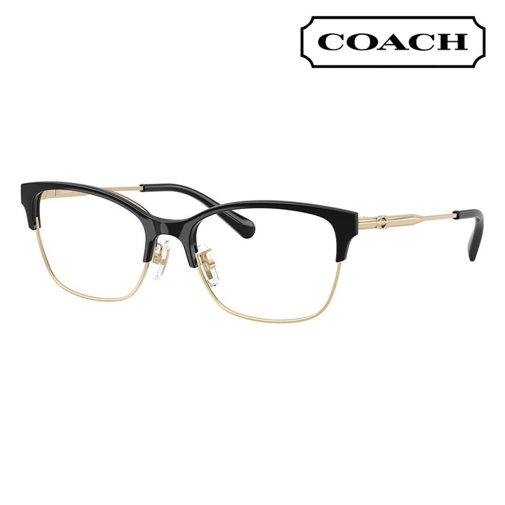 【正規品販売店】度なし1.55レンズ交換+0円 コーチ メガネ  HC5184 9428 54 COACH スクエア メタル レディース