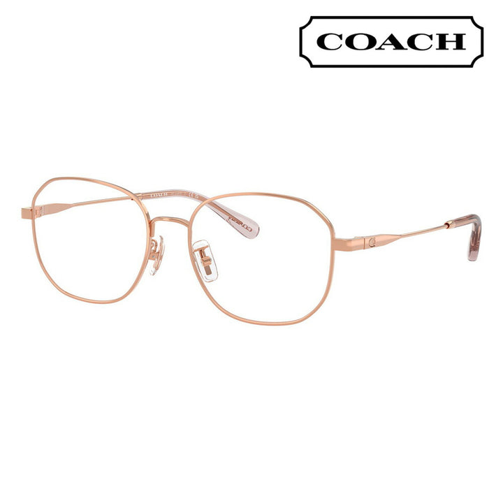 【正規品販売店】度なし1.55レンズ交換+0円 コーチ メガネ  HC5187D 9407 54 COACH ラウンド メタル アジアンデザイン レディース