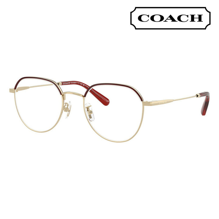 【正規品販売店】度なし1.55レンズ交換+0円 コーチ メガネ  HC5188TD 9462 51 COACH クラウンパント メタル アジアンデザイン レディース