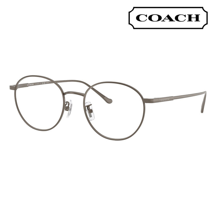 【正規品販売店】度なし1.55レンズ交換+0円 コーチ メガネ  HC5190TD 9004 51 COACH ラウンド メタル チタン アジアンデザイン メンズ