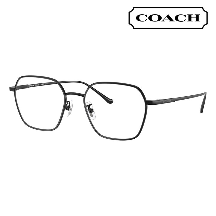 【正規品販売店】度なし1.55レンズ交換+0円 コーチ メガネ  HC5191TD 9003 53 COACH イレギュラー メタル チタン アジアンデザイン メンズ