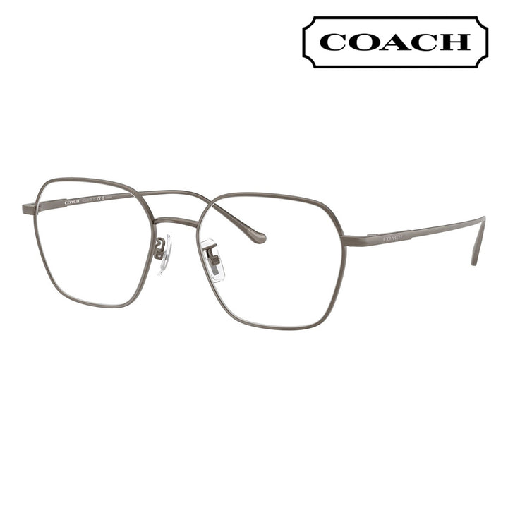 【正規品販売店】度なし1.55レンズ交換+0円 コーチ メガネ  HC5191TD 9004 53 COACH イレギュラー メタル チタン アジアンデザイン メンズ