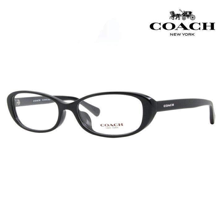 [Recommended price] Non-prescription 1.55 lens replacement +0 yen Coach glasses frame HC6059D 5002 53 COACH oval cell Asian fit stylish 