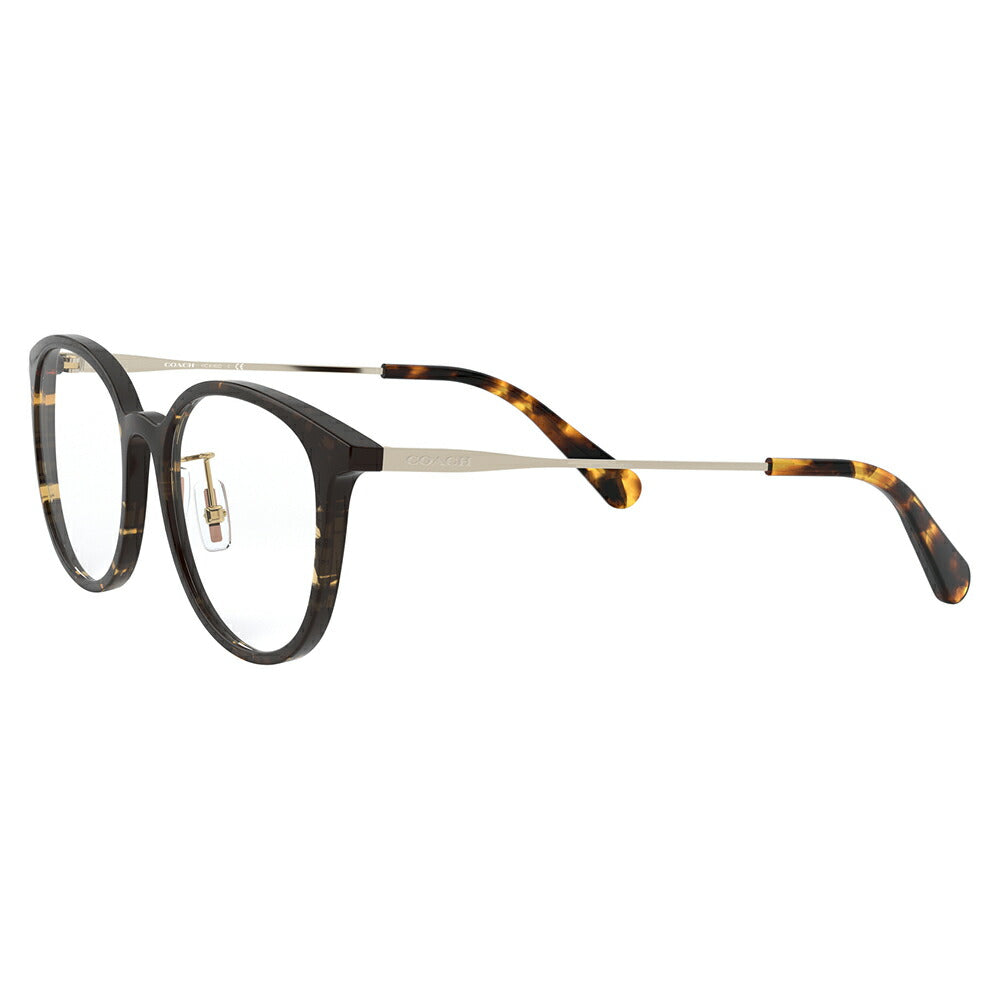 Non-prescription 1.55 lens replacement +0 yen Coach glasses frame HC6160D 5120 53 COACH Boston Wellington combination Asian model glasses Fashion glasses for women 