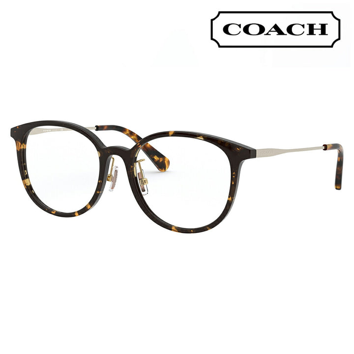 Non-prescription 1.55 lens replacement +0 yen Coach glasses frame HC6160D 5120 53 COACH Boston Wellington combination Asian model glasses Fashion glasses for women 