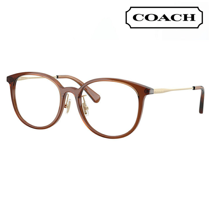 度なし1.55レンズ交換+0円 コーチ メガネ フレーム HC6160D 5847 53 COACH ボストン ウェリントン コンビネーション アジアンモデル 眼鏡 伊達メガネレディース