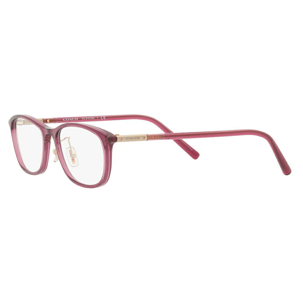 Non-prescription 1.55 lens replacement +0 yen Coach glasses frame HC6191BD 5677 54 COACH oval square Asian model ladies 