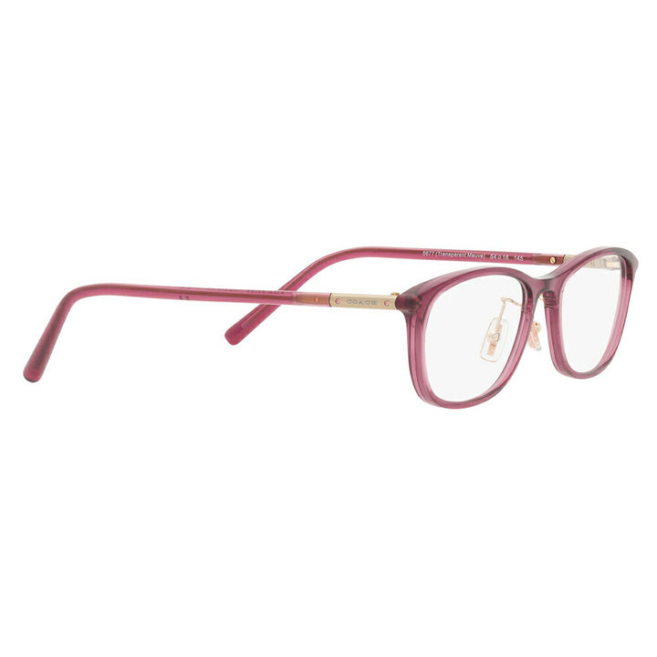 Non-prescription 1.55 lens replacement +0 yen Coach glasses frame HC6191BD 5677 54 COACH oval square Asian model ladies 