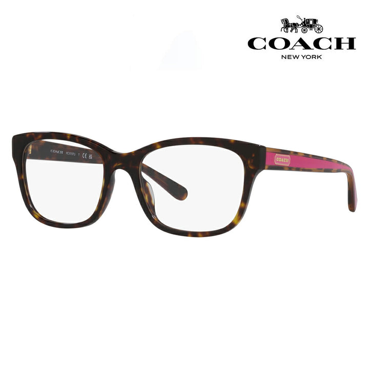 Non-prescription 1.55 lens replacement +0 yen Coach glasses frame HC6197F 5120 55 COACH Wellington Cell Men's Women's Stylish 