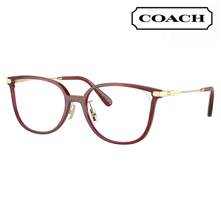 度なし1.55レンズ交換+0円 コーチ メガネ フレーム HC6214D 5721 55 COACH フォックス コンビネーション アジアンモデル 眼鏡 伊達メガネ