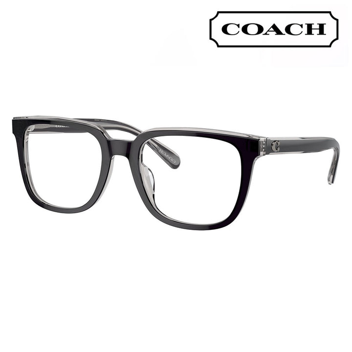 [Authorized Retailer] Non-prescription 1.55 lens replacement +0 yen Coach Glasses HC6229U 5745 54 COACH Square Cell Universal Fit Men's Glasses Fashion Glasses 