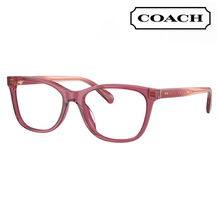 度なし1.55レンズ交換+0円 コーチ メガネ フレーム HC6235F 5824 55 COACH ウェリントン セル フルフィットモデル レディース