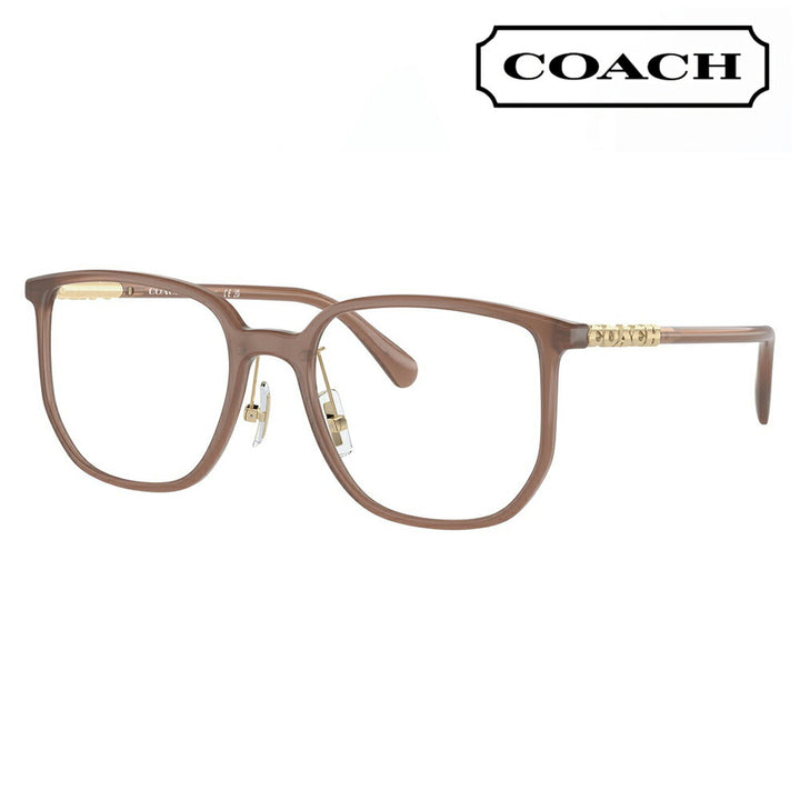 【アウトレット】度なし1.55レンズ交換+0円 コーチ メガネ フレーム HC6240D 5808 54 COACH スクエア セル アジアンデザイン レディース