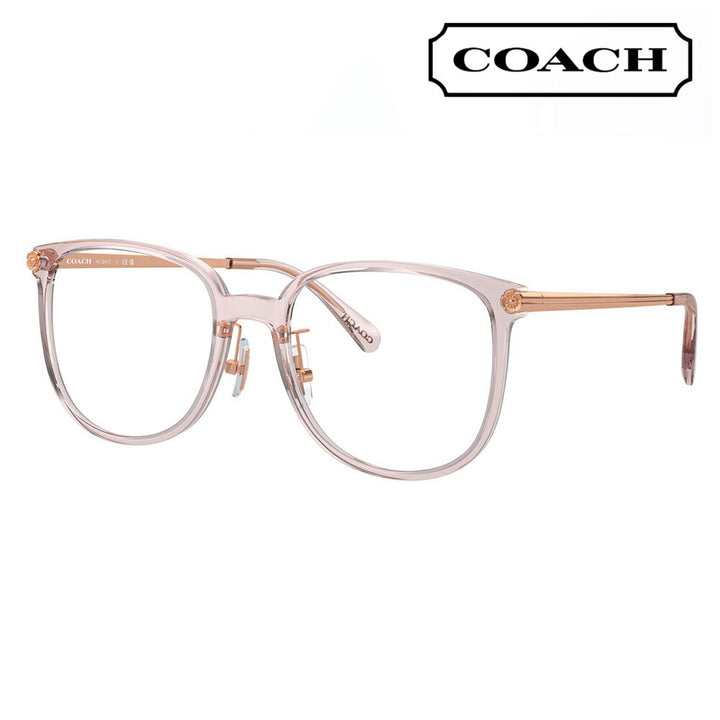 【正規品販売店】度なし1.55レンズ交換+0円 コーチ メガネ  HC6241D 5705 54 COACH スクエア アジアンデザイン レディース 眼鏡 伊達メガネ