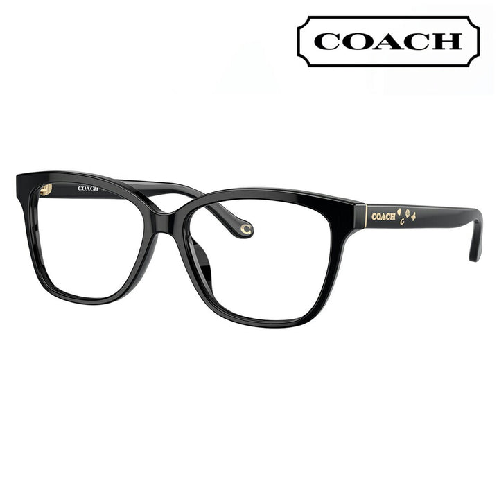 度なし1.55レンズ交換+0円 コーチ メガネ フレーム HC6242F 5002 56 COACH スクエア セル フルフィットモデル レディース