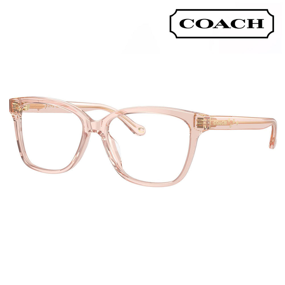 度なし1.55レンズ交換+0円 コーチ メガネ フレーム HC6242F 5668 56 COACH スクエア セル フルフィットモデル レディース