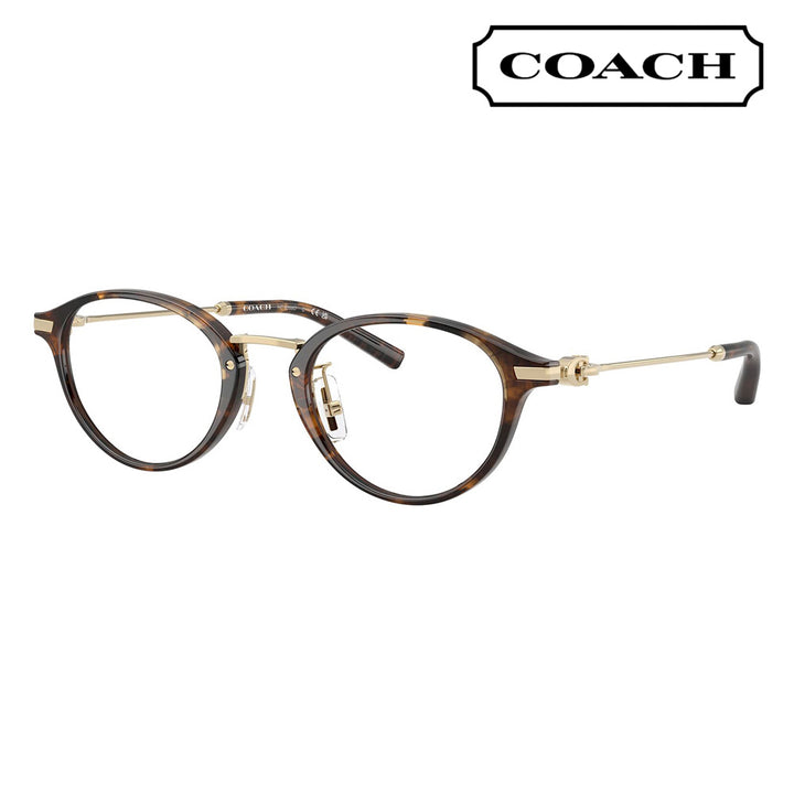 【正規品販売店】度なし1.55レンズ交換+0円 コーチ メガネ  HC6268D 5120 48 COACH パントス コンビ アジアンフィット レディース