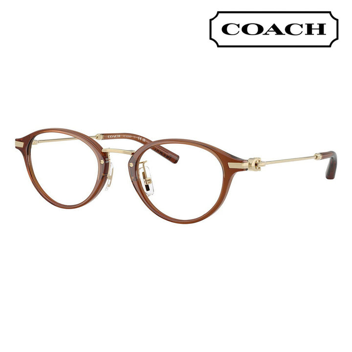 【正規品販売店】度なし1.55レンズ交換+0円 コーチ メガネ  HC6268D 5888 48 COACH パントス コンビ アジアンフィット レディース