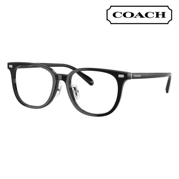 【正規品販売店】度なし1.55レンズ交換+0円 コーチ メガネ  HC6269D 5002 53 COACH スクエア セル アジアンフィット メンズ